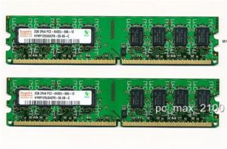 4GB (2x2GB) DDR2 PC2 6400 800MHz DDR2 Desktop memory Hynix