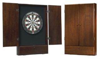 viper mahogany dart board cabinet
