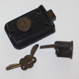 vintage yale deadbolt door lock
