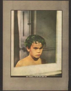 1948 Print Ad Dean Stockwell The Boy with Green Hair