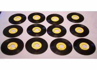 Records 45 RPM Jukebox Vintage Music Children Disney Fairy Tales Lot