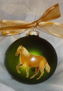 Paso Fino Horse Christmas Ornament Hand Painted Personalized with Name