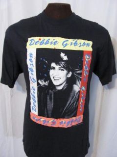Vintage UNWORN Debbie Gibson 1989 Concert Tour 80s Retro T Shirt L