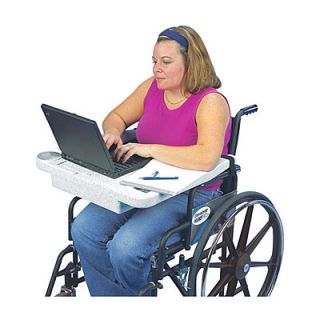 Wheelchair Laptop Desk Tray Mobile Workstation Desktop