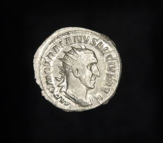  Silver Antoninianus Uberitas Coin of Emperor Trajan Decius