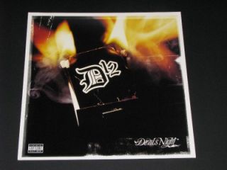 Eminems D12 Devils Night RARE Promo Album Poster Flat