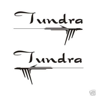Toyota Tundra Graphic Script Font Stickers Decals