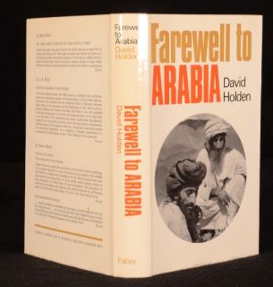 1966 Farewell to Arabia David Holden First Illustrated Dustwrapper