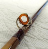New G. Maxwell Hand Planed Split Cane Bamboo Kingfisher Fly Rod 2