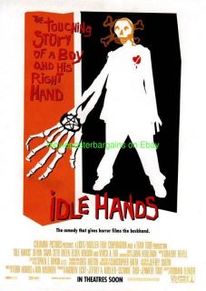 IDLE HANDS MOVIE POSTER DS 27x40 COMEDY HORROR THRILLER SETH GREEN