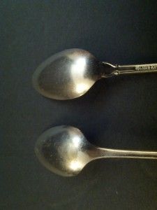 Holmes Edwards Deep Silver Oneida Spoons Silver Plated Spoons