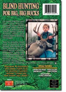 Blind Hunting for Big, Big, Bucks ~ Whitetail Deer DVD