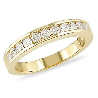  Natural 14Kt Yellow Gold Antique Diamond Wedding Anniversary Ring Band