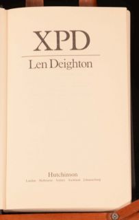 details a copy of xpd by len deighton leonard cyril