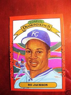 1989 Bo Jackson Donruss Diamond Kings 1