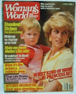 Princess Di Diana w Son May 3 1988 Woman's World