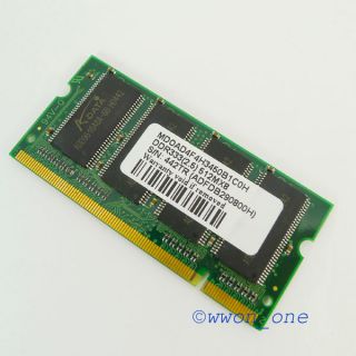  200pin SODIMM PC2700 DDR RAM Non Parity Laptop Memory CL2 5