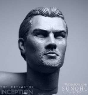 Custom Leonardo DiCaprio Inception Cobb Figure Head Sculpt Hot