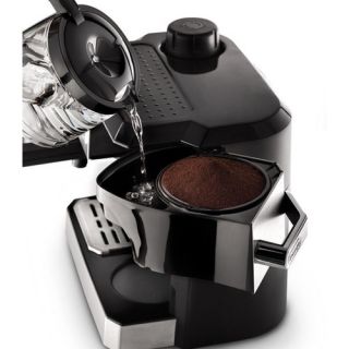 DeLonghi Combination Espresso and Drip Coffee Stainless Steel BCO330T