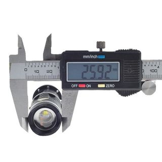 Mini Size Sipik SK68 CREE Q5 250 Lumen Convex Lens LED Flashlight