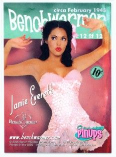 Jamie Everett Classic PINUPS 12 Benchwarmer 2005 S1