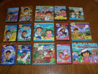 Go Diego Go Dora the Explorer DVD Book Christmas Holiday Rescue Lot of