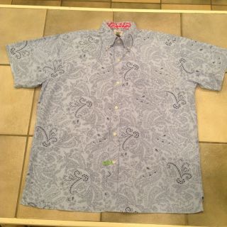  RG by Robert Graham Patterned Shirt Size Large