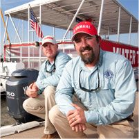 Scott Connelly and Chip Deaton, operators of Charleston Water Taxi and