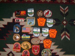 Hunting and fishing patches, Stickers Pennsylvania Pa Game Commision