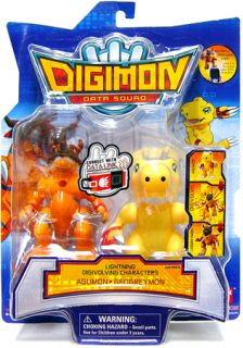 Digimon Digivolving Figure Agumon to Geogreymon