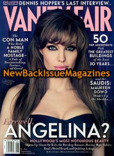 Vanity Fair 8 10 Angelina Jolie Dennis Hopper 2010 New