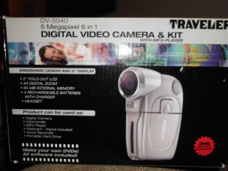 Traveler DV 5040 Digital Video Camera Camcorder with  Player