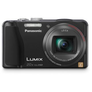  Lumix ZS20 Black 14.1 MP Digital Camera Bundle, Case + 8GB + Tripod