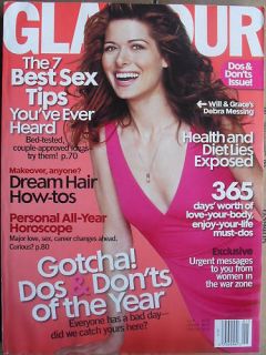  Debra Messing 2002 Glamour Magazine