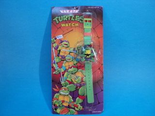 TMNT Ninja Turtles Raphael Digital Flip Top Watch in Blister China
