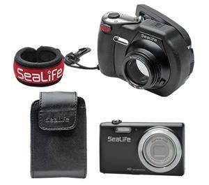 sealife dc1400 pro 14mp hd underwater digital camera with flash flex