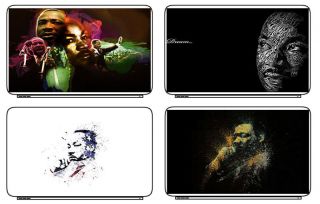 Martin Luther King Laptop Netbook Skin Decal Cover New