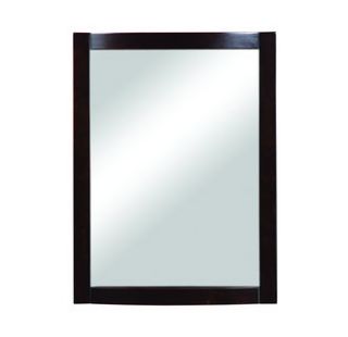 DecoLav 9711 ESP Espresso Gavin 24 Rectangular Wall Mirror with Solid