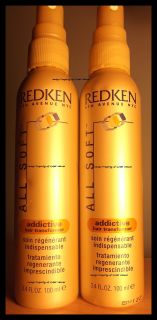Redken All Soft Addictive Hair Transformer 1 3 4oz Bottles Sleek Silky