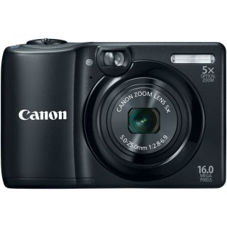 New Canon PowerShot A1300 16 0 MP Digital Camera Black