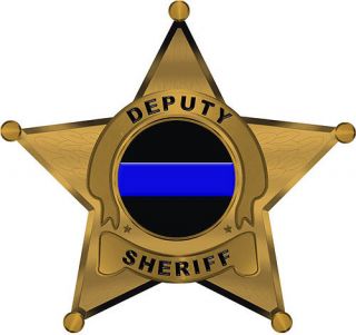  Deputy Sheriff 5 Point Star Reflective Decal