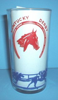1940 Kentucky Derby Glass Glasses Churchill Downs Perfect Condition