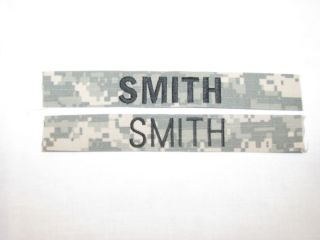 Army Custom Name Tapes on Digital Tape You Design