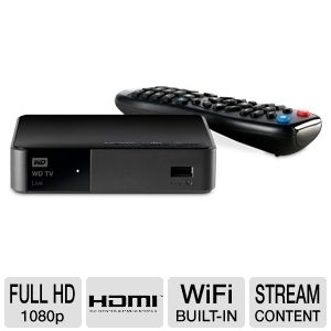 Western Digital WD TV Live Streaming Media Player, Wi Fi, Full HD