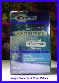Crest 3D Whitestrips Vivid Super Smile Low Shipping