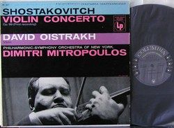 Columbia ml 5077 Oistrakh Shostakovich Violin Con