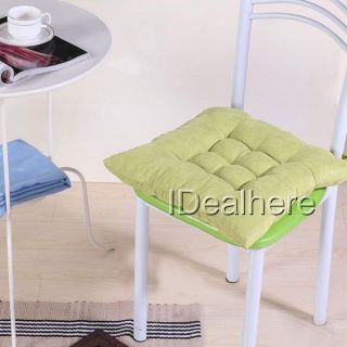  Handmade Square Soft Dining Chair Seat Pad Filled Ties Cushion