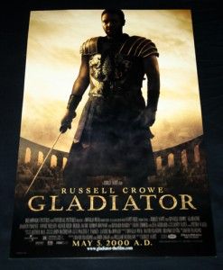 Gladiator Poster Mini One Sheet Russell Crowe Joaquin Phoenix Ridley