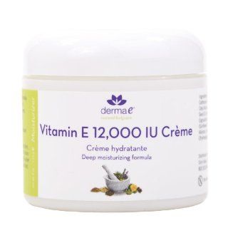 Derma E Vitamin E 12,000 I.U. Deep Moisturizing Creme, 4 oz