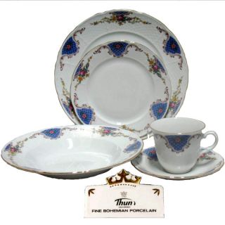 Czech Porcelain Thun Dinnerware Set Fine China